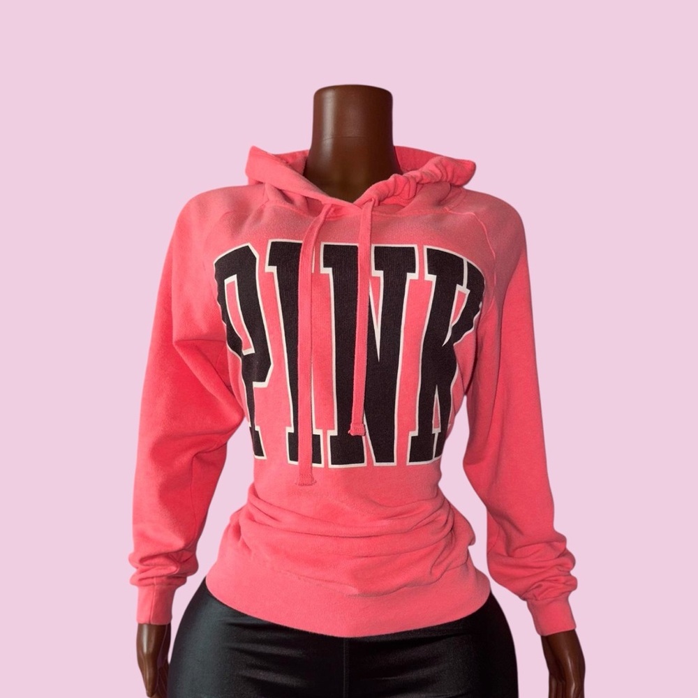 Victoria's Secret PINK Bright Coral Hoodie